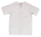A White Rash Guards from Folpetto in size 6-12M for neutral. (Front View)