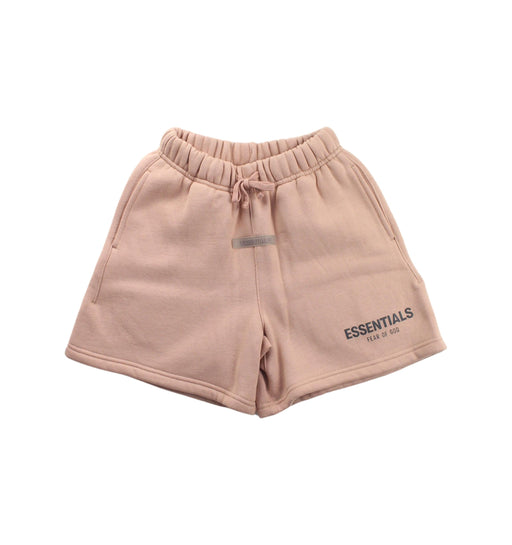 A Pink Shorts from Fear of God Essentials in size 6T for girl. (Front View)