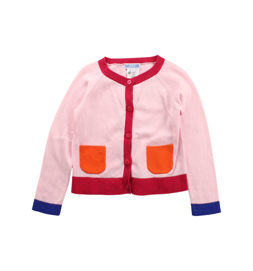 A Pink Cardigans from Jacadi in size 3T for girl. (Front View)