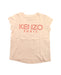 A Beige Short Sleeve T Shirts from Kenzo in size 5T for girl. (Front View)