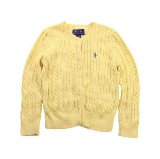 A Yellow Cardigans from Polo Ralph Lauren in size 3T for girl. (Front View)