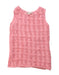 A Pink Sleeveless Tops from Bonpoint in size 8Y for girl. (Front View)
