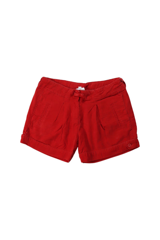 A Red Shorts from Jacadi in size 8Y for girl. (Front View)