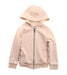 A Peach Zippered Sweatshirts from Givenchy in size 4T for girl. (Front View)
