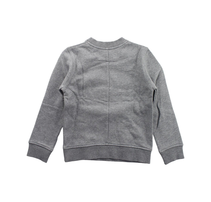 A Grey Crewneck Sweatshirts from Givenchy in size 4T for boy. (Back View)