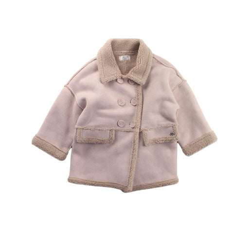 A Beige Coats from Kingkow in size 18-24M for girl. (Front View)