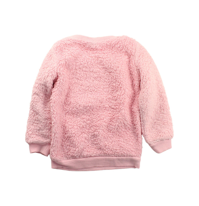 A Pink Crewneck Sweatshirts from Tommy Hilfiger in size 3T for girl. (Back View)