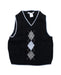 A Black Sweater Vests from Janie & Jack in size 2T for boy. (Front View)