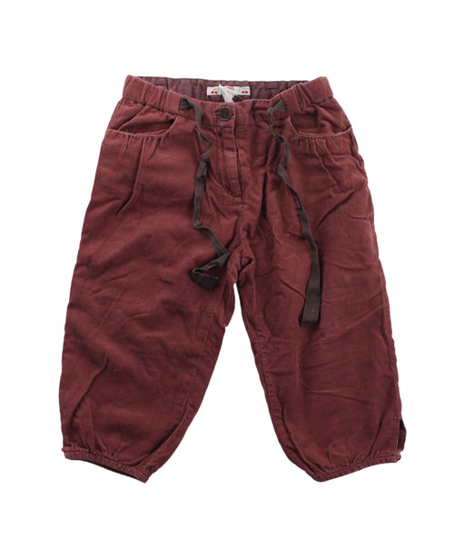 A Burgundy Casual Pants from Bonpoint in size 2T for boy. (Front View)