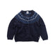 A Blue Knit Sweaters from Petit Bateau in size 3T for boy. (Front View)