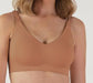 A Beige Bras from Bravado in size L for maternity. (Front View)