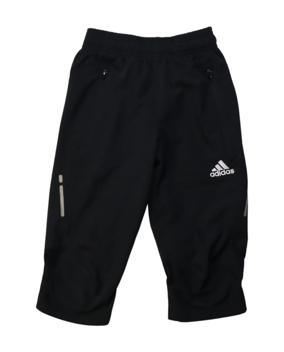 A Black Sweatpants from Adidas in size 7Y for neutral. (Front View)