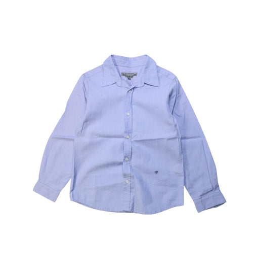 A Blue Long Sleeve Shirts from Bonpoint in size 6T for boy. (Front View)