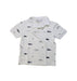 A White Short Sleeve Polos from Lacoste in size 8Y for boy. (Front View)