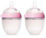 A Pink Utensils & Containers from Como Tomo in size 3-6M for girl. (Front View)