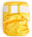 A Yellow Cloth Diapers from Baby BeeHinds in size O/S for neutral. (Front View)