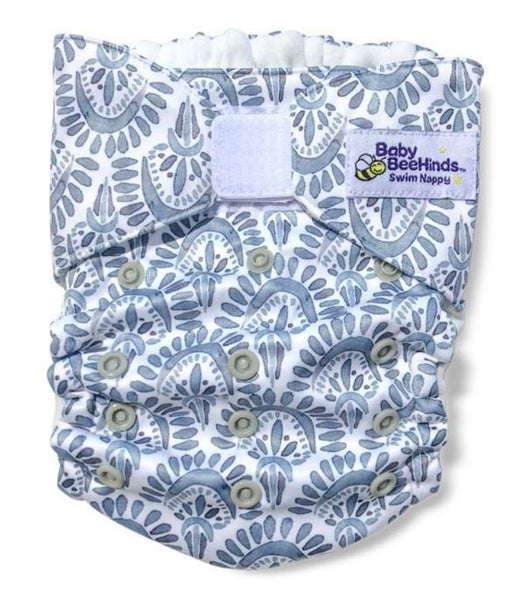A Blue Cloth Diapers from Baby BeeHinds in size O/S for girl. (Front View)