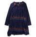A Blue Long Sleeve Dresses from Desigual in size 11Y for girl. (Front View)