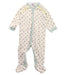 A White Onesies from Petit Bateau in size 6-12M for neutral. (Front View)