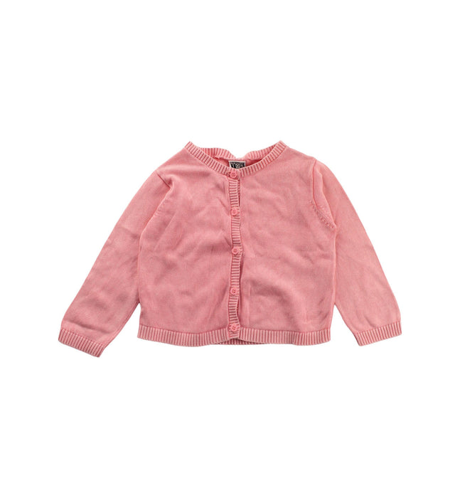 A Pink Cardigans from Bonton in size 3T for girl. (Front View)