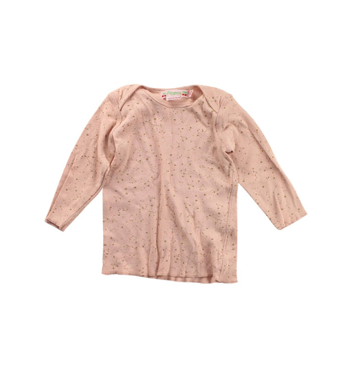 A Pink Pyjama Sets from Bonpoint in size 6-12M for girl. (Front View)