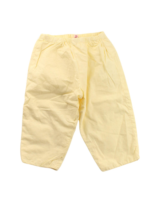 A Yellow Casual Pants from Bonpoint in size 6-12M for boy. (Front View)