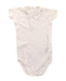 A White Short Sleeve Bodysuits from Bonpoint in size 12-18M for girl. (Front View)