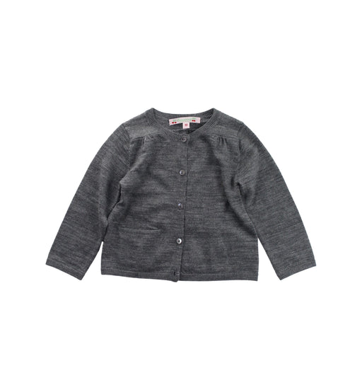 A Grey Cardigans from Bonpoint in size 12-18M for boy. (Front View)