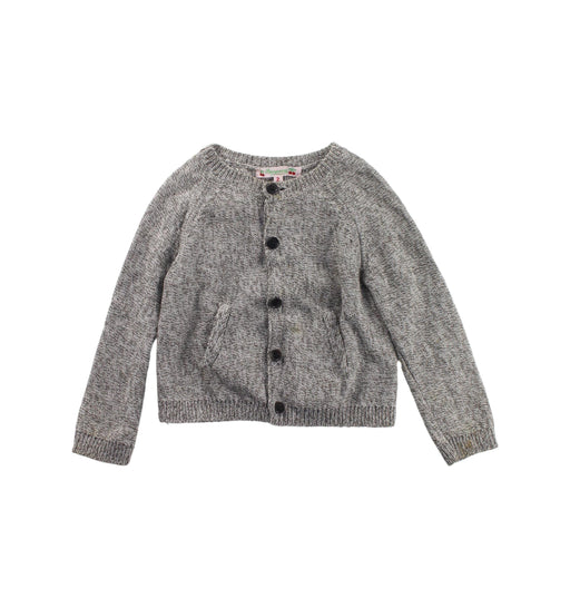 A Grey Cardigans from Bonpoint in size 2T for neutral. (Front View)