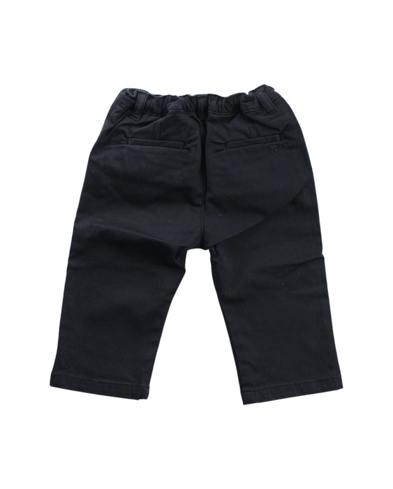 A Black Casual Pants from Bonpoint in size 6-12M for boy. (Back View)