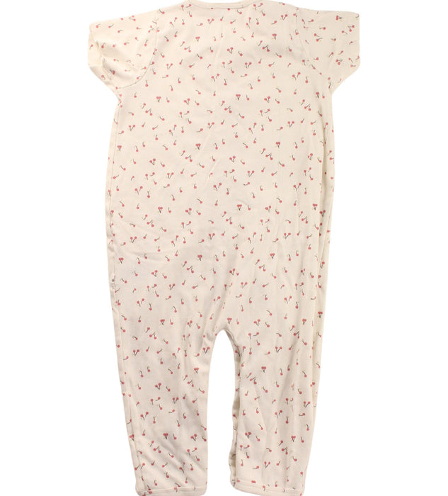 A White Short Sleeve Jumpsuits from Bonpoint in size 12-18M for girl. (Back View)