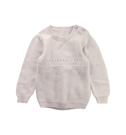 A White Knit Sweaters from Stella McCartney in size 3T for boy. (Front View)
