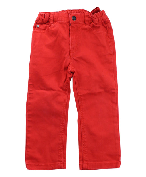 A Red Casual Pants from Jacadi in size 2T for neutral. (Front View)