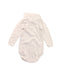 A White Long Sleeve Bodysuits from Benebene in size 2T for girl. (Back View)
