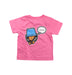 A Pink Short Sleeve T Shirts from BAPE KIDS in size 2T for girl. (Back View)