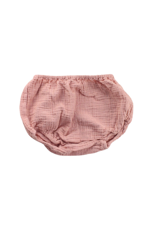 A Pink Bloomers from Bonton in size 12-18M for girl. (Front View)
