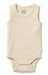 A Beige Sleeveless Bodysuits from Wilson & Frenchy in size 3-6M for neutral. (Front View)
