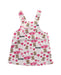 A Pink Overall Dresses from Moschino in size 12-18M for girl. (Front View)