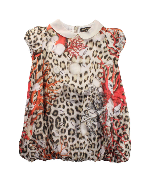 A Multicolour Short Sleeve Dresses from Roberto Cavalli in size 12-18M for girl. (Front View)