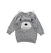 A Grey Knit Sweaters from Seed in size 6-12M for boy. (Front View)