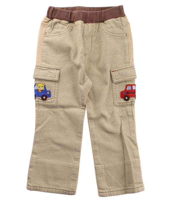 A Beige Casual Pants from Miki House in size 18-24M for girl. (Front View)