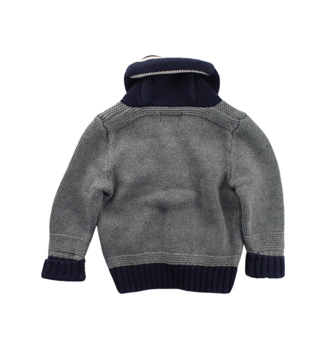 A Blue Cardigans from Polo Ralph Lauren in size 6-12M for boy. (Back View)