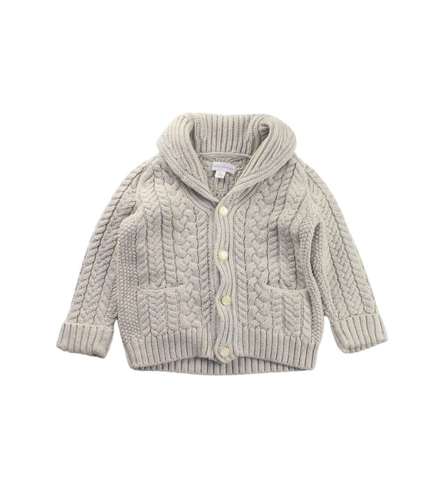 A Beige Cardigans from Ralph Lauren in size 6-12M for neutral. (Front View)