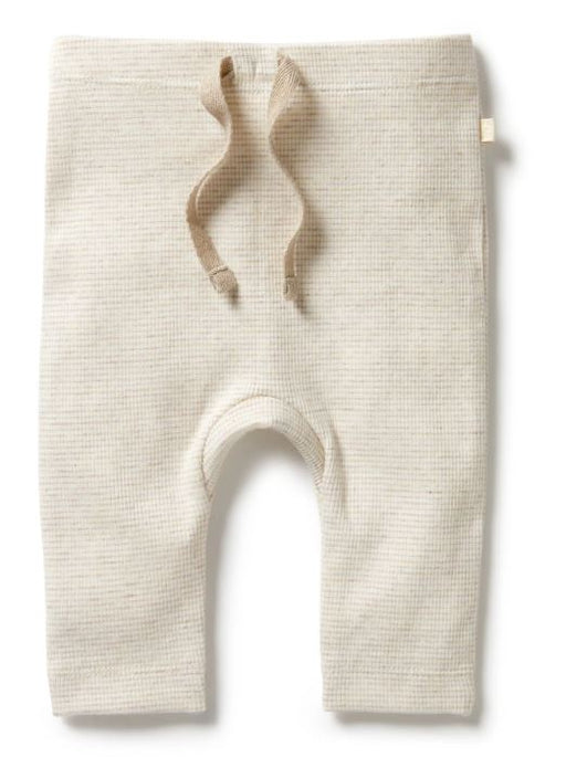 A Beige Leggings from Wilson & Frenchy in size Newborn for neutral. (Front View)