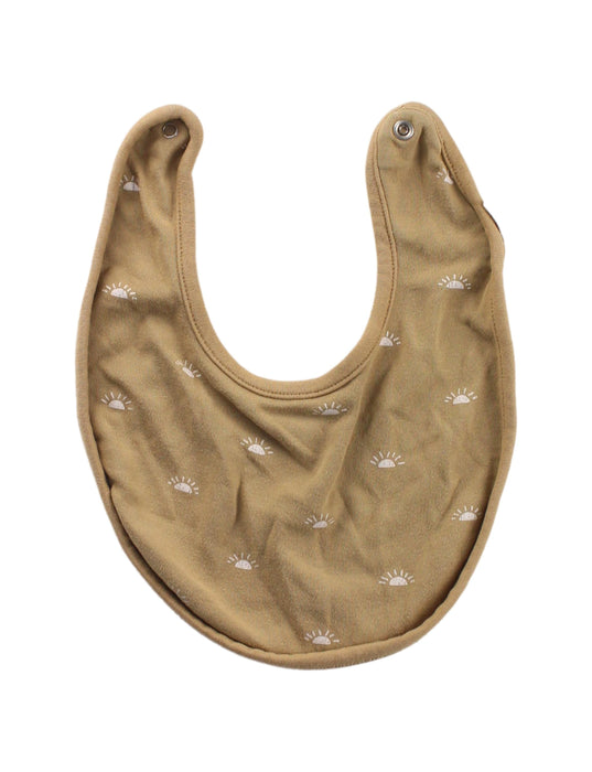 A Brown Bibs from Quincy Mae in size O/S for girl. (Front View)
