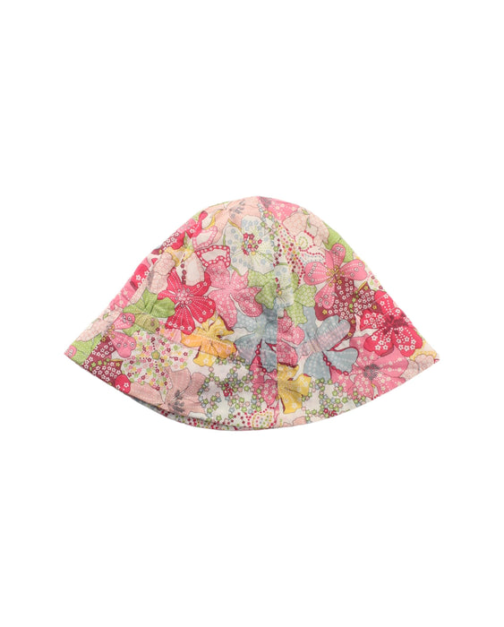 A Pink Sun Hats from Bonpoint in size 6-12M for girl. (Back View)