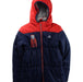 A Blue Puffer/Quilted Jackets from Adidas in size 9Y for boy. (Front View)