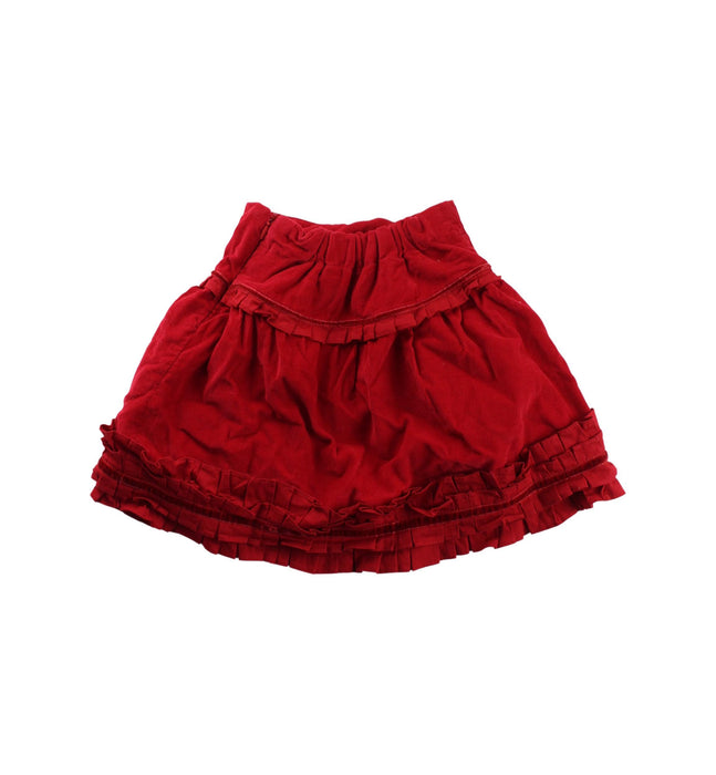 A Red Short Skirts from Chateau de Sable in size 3T for girl. (Back View)