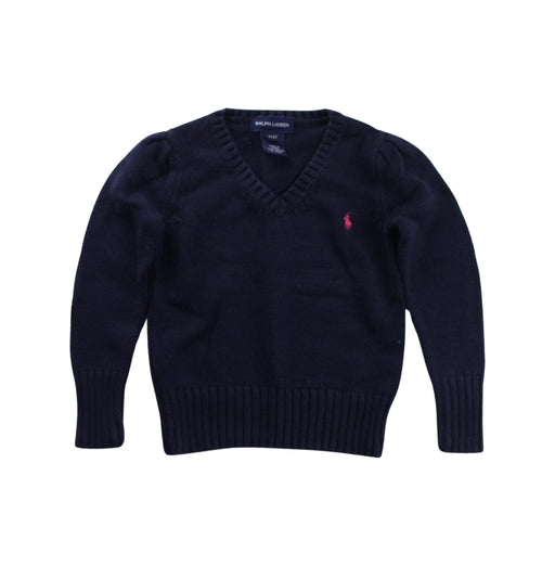 A Blue Knit Sweaters from Ralph Lauren in size 3T for boy. (Front View)