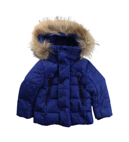 A Blue Puffer/Quilted Coats & Outerwear from Moncler in size 2T for boy. (Front View)